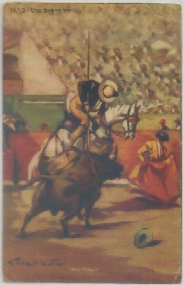 POSTAL TAURINA. UNA BUENA VARA Nº 3