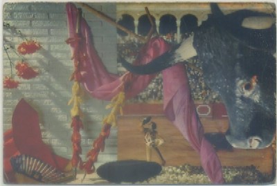 POSTAL TAURINA. ALEGORIA DE LA FIESTA