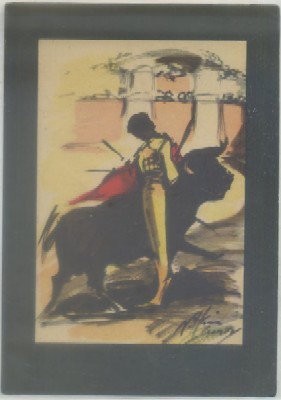 POSTAL TAURINA. MILLAN LLAMAS. MANOLETINA