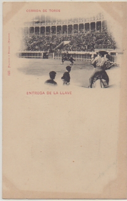 POSTAL TAURINA. COL. TAUROMAQUIA. CORRIDA DE TOROS. SUERTE DE MATAR Nº 123