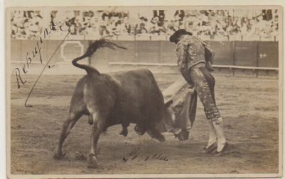 POSTAL TAURINA. REBUJINA EN LA PLAZA DE TOROS DE SEVILLA. AÑO 1929. POSTAL FOTOGRAFICA