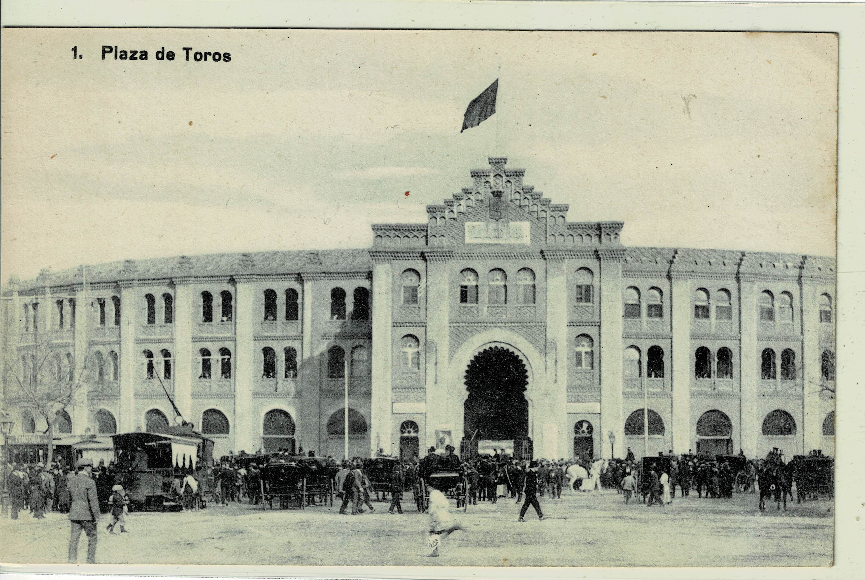 POSTAL TAURINA. PLAZA DE TOROS DE MADRID.