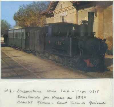 POSTAL DE TRENES. Nº 2. LOC. SERIE 1 AL 6. TIPUS 031TCONST. POR KRAUSS 1890-1905