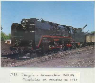 POSTAL DE TRENES. Nº 31. TURQUIA. LOC. 46057. CONST. POR HENSCHEL EN 1937