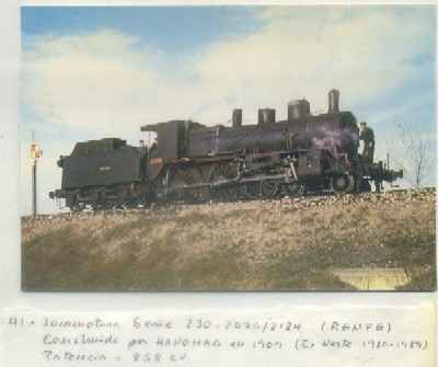 POSTAL DE TRENES. Nº 41. LOC. SERIE 230-2075/2134. CONST. POR HANOMAG EN 1909