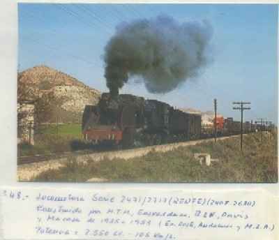 POSTAL DE TRENES. Nº 48. LOC. SERIE 2471/2717. CONST. POR M.T.M. EUSKALDUNA EN 1935