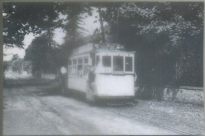 POSTAL DE TRENES. LOS TRANVIAS DE SAN SEBASTIAN. DESTINO HERRERA. AÑO 1955. Nº 191