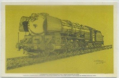 POSTAL DE TRENES. LOCOMORA CONFEDERACION. TARJETA DE FELICITACION NAVIDEÑA