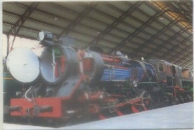 POSTAL DE TRENES. LOCOMOTORA TIPO MIKADO 141. CONST. EUSKALDUNA 1960
