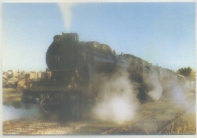 POSTAL DE TRENES. DOBLE TRACCION TREN DE LA FRESA. LOCOMOTORA 241-2001