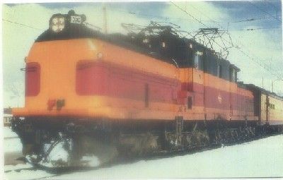 POSTAL DE TRENES. CHICAGO. MILWAUKEE, ST. PAUL & PACIFIC R.R. NUMBER E-3
