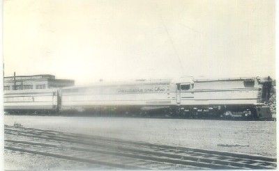 POSTAL DE TRENES. CHESAPEAKE & OHIO RAILWAY, NUMBER 500. AÑO 1947