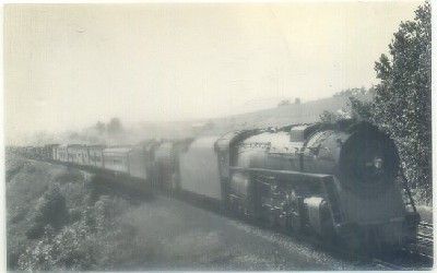 POSTAL DE TRENES. NORFOLK & WESTERN. NUMBER 609. AÑO 1944
