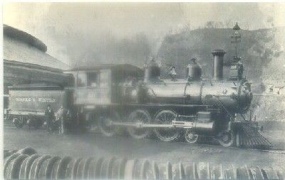 POSTAL DE TRENES. NORFOLK & WESTERN. NUMBER 207. AÑO 1900