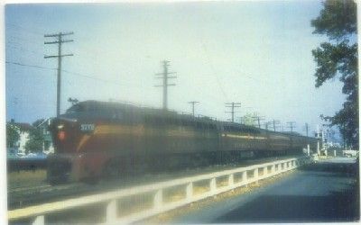 POSTAL DE TRENES. PENNSYLVANIA RAILROAD. UNIT NUMBER 5772. AÑO 1957