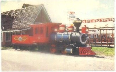 POSTAL DE TRENES. PETTICOAT JUNCTION RAILROAD. FLORIDA. NUMBER 5. AÑO 1912