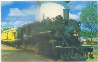 POSTAL DE TRENES. TEXAS STATE RAILROAD'S. LOCOMOTIVE NUMBER 400. AÑO 1917