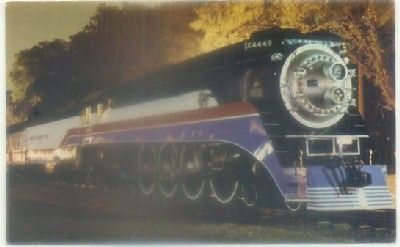 POSTAL DE TRENES. AMERICAN FREEDOM TRAIN. LOCOMOTIVE NUMBER 4449