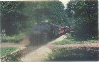POSTAL DE TRENES. TEXAS STATE RAILROAD'S. LOCOMOTIVE NUMBER 500