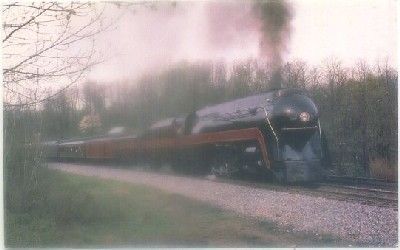 POSTAL DE TRENES. NORFOLK & WESTERN'S. LOCOMOTIVE NUMBER 611