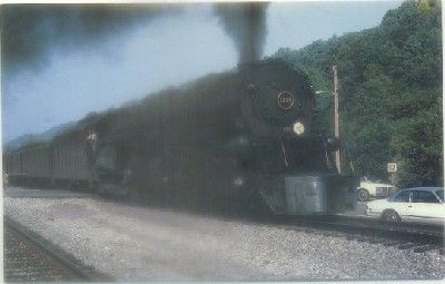 POSTAL DE TRENES. NORFOLK & WESTERN'S. LOCOMOTIVE NUMBER 1218. AÑO 1987