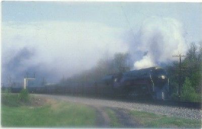 POSTAL DE TRENES. NORFOLK & WESTERN'S. LOCOMOTIVE NUMBER 611. AÑO 1950
