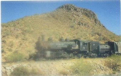 POSTAL DE TRENES. MAGMA ARIZONA RAILROAD. NUMBER 7. AÑO 1917