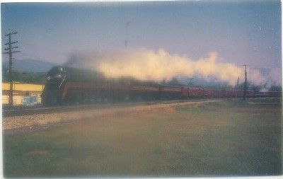 POSTAL DE TRENES. NORFOLK & WESTERN'S. LOCOMOTIVE NUMBER 611. AÑO 1950