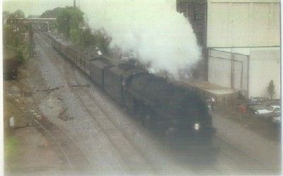 POSTAL DE TRENES. NORFOLK & WESTERN'S. LOCOMOTIVE NUMBER 1218. AÑO 1987