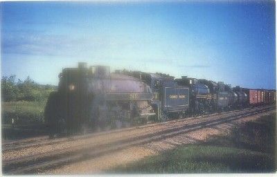 POSTAL DE TRENES. CANADIAN NATIONAL RAILWAY. NUMBER 2451 & 2706