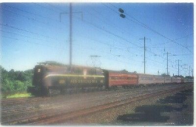 POSTAL DE TRENES. PENNSYLVANIA RAILROAD
