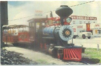 POSTAL DE TRENES. PETTICOAT JUNCTION RAILROAD PANAMA CITY BEACH, FLORIDA