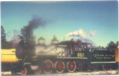 POSTAL DE TRENES. TEXAS STATE RAILROAD'S LOCOMOTIVE NUMBER 201