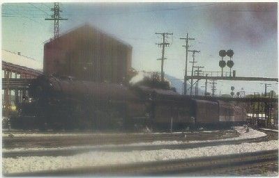 POSTAL DE TRENES. NORFOLK & WESTERN'S. LOCOMOTIVE NUMBER 1218