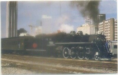 POSTAL DE TRENES. SAVANINAH & ATLANTA RAILWAY'S. LOCOMOTIVE NUMBER 750