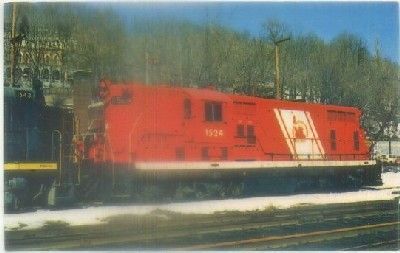 POSTAL DE TRENES. JERSEY CENTRAL 1524. AÑO 1972