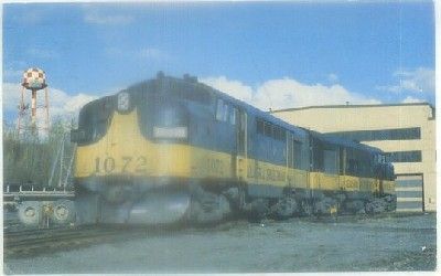 POSTAL DE TRENES. ALASKA 1072. AÑO 1971