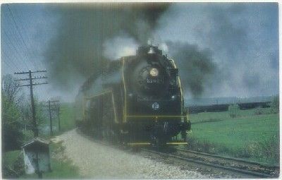 POSTAL DE TRENES. ALLEGHENY 2101. AÑO 1977