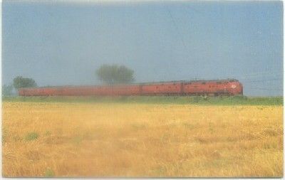 POSTAL DE TRENES. THE ABRAHAM LINCOLN. AÑO 1971