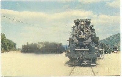 POSTAL DE TRENES. STEAMTOWN USA. BELLOWS FALLS. VT. Nº 759. AÑO 1968