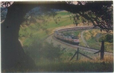 POSTAL DE TRENES. THE COAST STARLIGHT. AMTRAK'S SOUTHBOUND TRAIN Nº 11. AÑO 1981