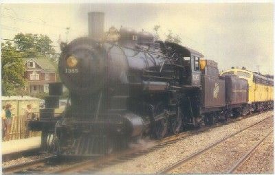 POSTAL DE TRENES. CHICAGO & NORTH WESTERN 1385. AÑO 1983