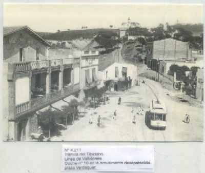 POSTAL DE TRENES Nº 4211. TRANVIA DEL TIBIDABO. LINEA DE VALLVIDRERA. CONE Nº 10. FOTO PLAZA VERGAGUER