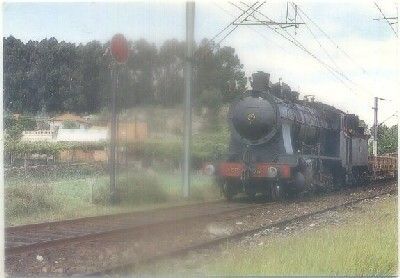 POSTAL DE TRENES. LOCOMOTIVA 717. AÑO 1921