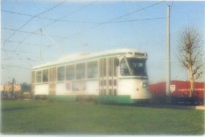 POSTAL DE TRENES. TRAMWAY TYPE PCC. SERIE 501-530