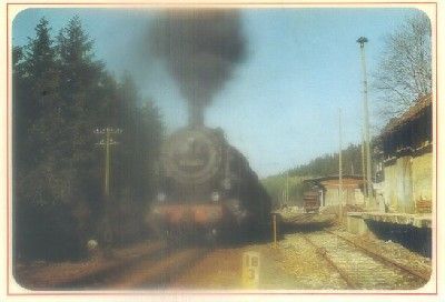 POSTAL DE TRENES. LOK 95 0024 IM BAHNHOF LICHTE