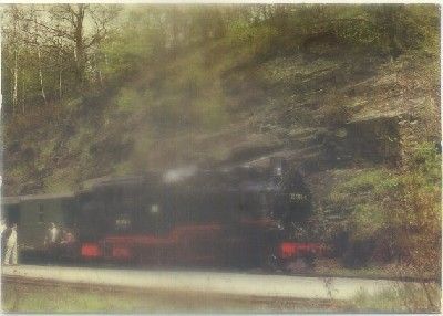 POSTAL DE TRENES. SCHMALSPURBAHN FREITAL-HAINSBERG. KURORT