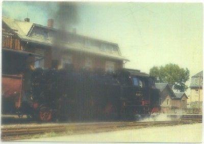 POSTAL DE TRENES. GUTERZUG TENDERLOKOMOTIVE