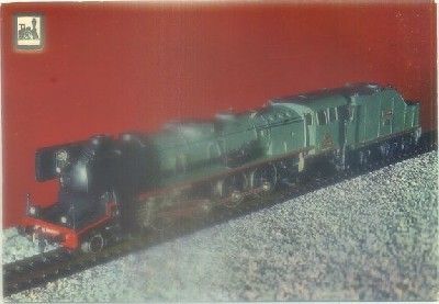 POSTAL DE TRENES. LOCOMOTORA TIPO CONFEDERACION. SERIE 1ª Nº 14