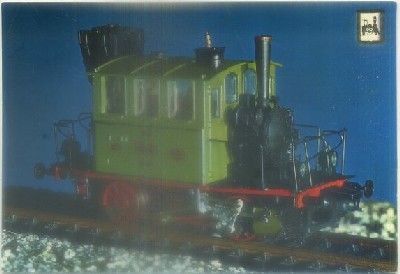 POSTAL DE TRENES. LOCOMOTORA LINEAS SECUNDARIAS GLASKASTEN. SERIE 1ª Nº 8